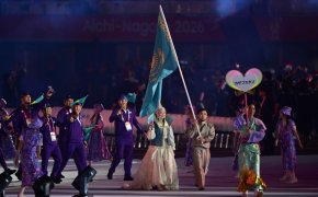 Казахстанская сборная закрепилась в первой четверке на старте Азиатских игр-2026