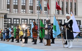 Состоялась торжественная церемония встречи президента Казахстана в Анкаре