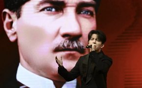 Димаш Кудайберген выступил перед президентами тюркских государств в Анкаре