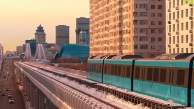 LRT достигла скорости 80 км/ч на тестовой линии в Астане