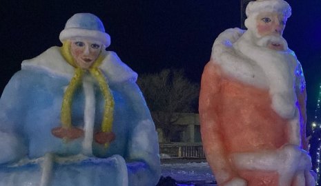 Новогоднее оформление вызвало недоумение у жителей Степногорска (ВИДЕО)