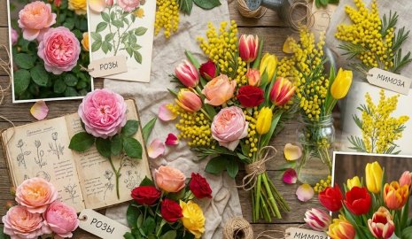 Весна в букете: какие цветы выбирают астанчане к 8 Марта