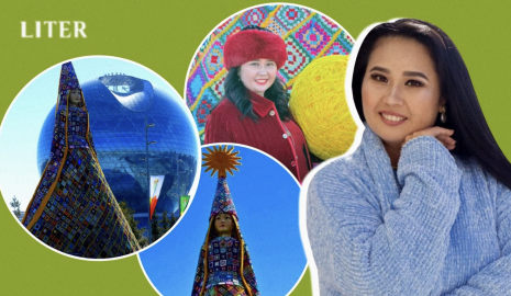 Гигантская арт-инсталляция "Ұлы Дала Аруы" объединила сотни людей и установила мировой рекорд