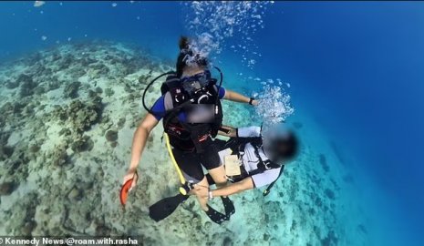 Инструктор по дайвингу домогался туристки прямо в море в Египте