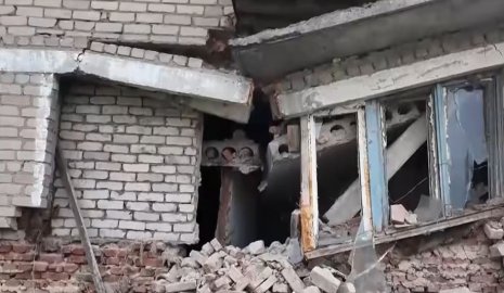 Часть дома обвалилась в СКО (ВИДЕО)
