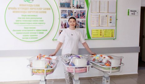 Первая в 2026 году тройня родилась в Кызылординской области