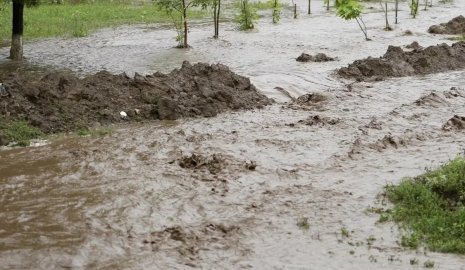 Мощный сель сошел в Кыргызстане из-за проливных дождей (ВИДЕО)