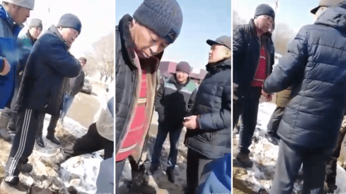 Аким в Алматинской области обматерил сельчан