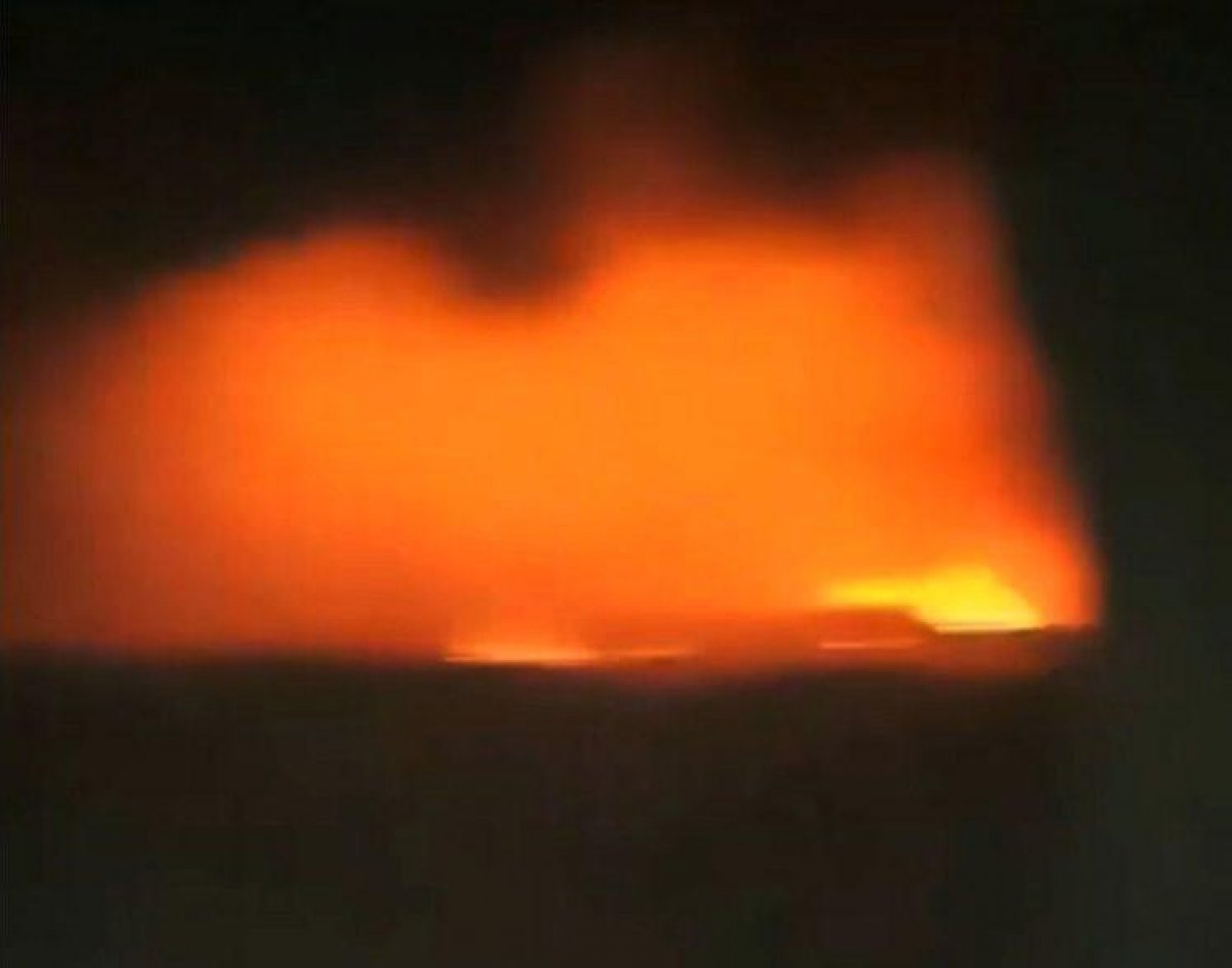 Мусорный полигон горит под Балхашом