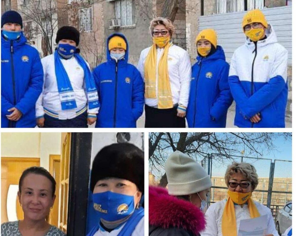 В Жанаозене продолжается акция "от двери к двери"