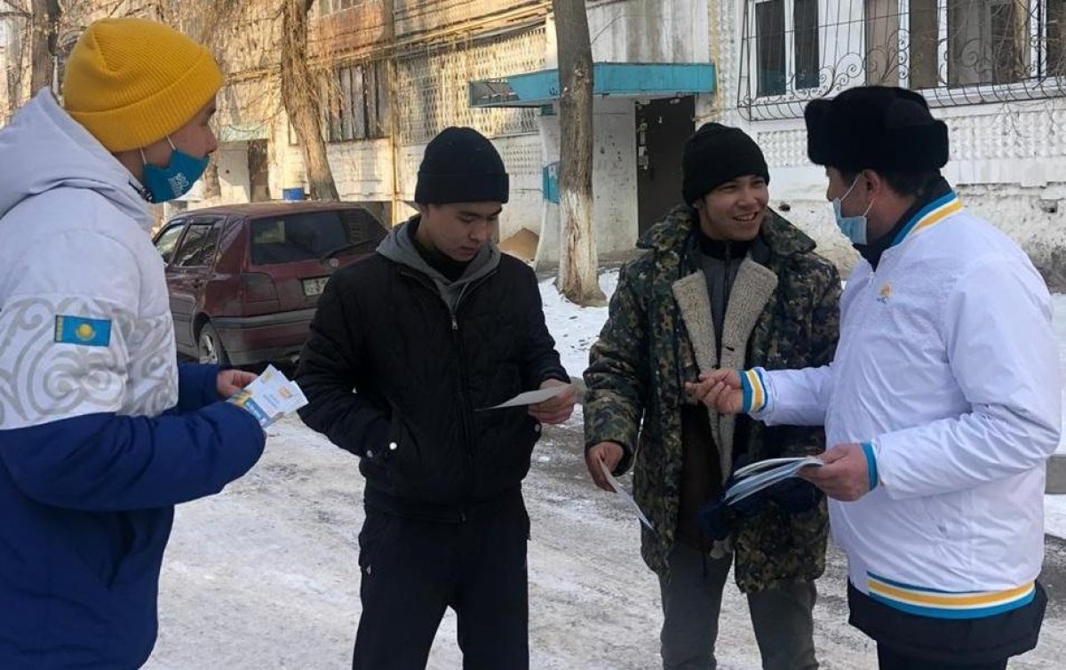 Nur Otan: в Таразе будут благоустроены дворы 1100 жилых домов
