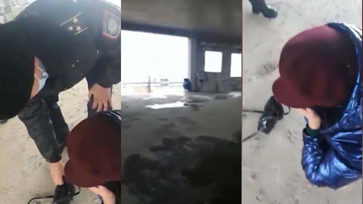 Девушка пыталась спрыгнуть с недостроенной высотки в Шымкенте