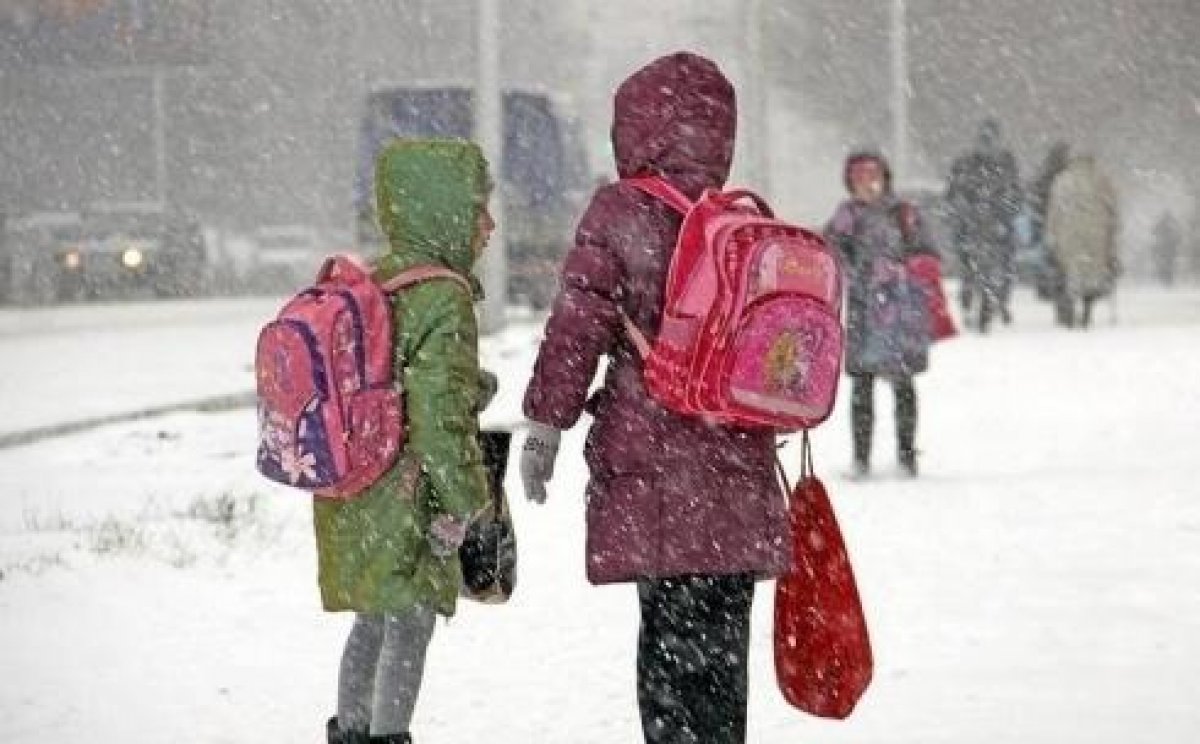 Из-за непогоды столичных школьников перевели на дистанционное обучение