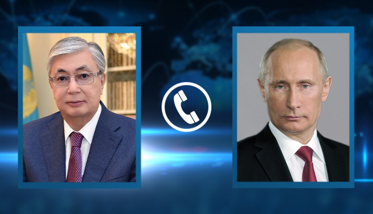 Президенты Казахстана и России переговорили по телефону