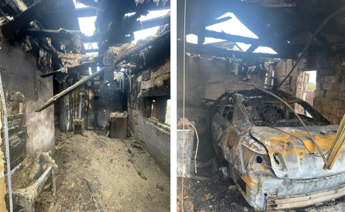 Сильные ожоги получили четыре человека при пожаре в частном доме в Хромтау