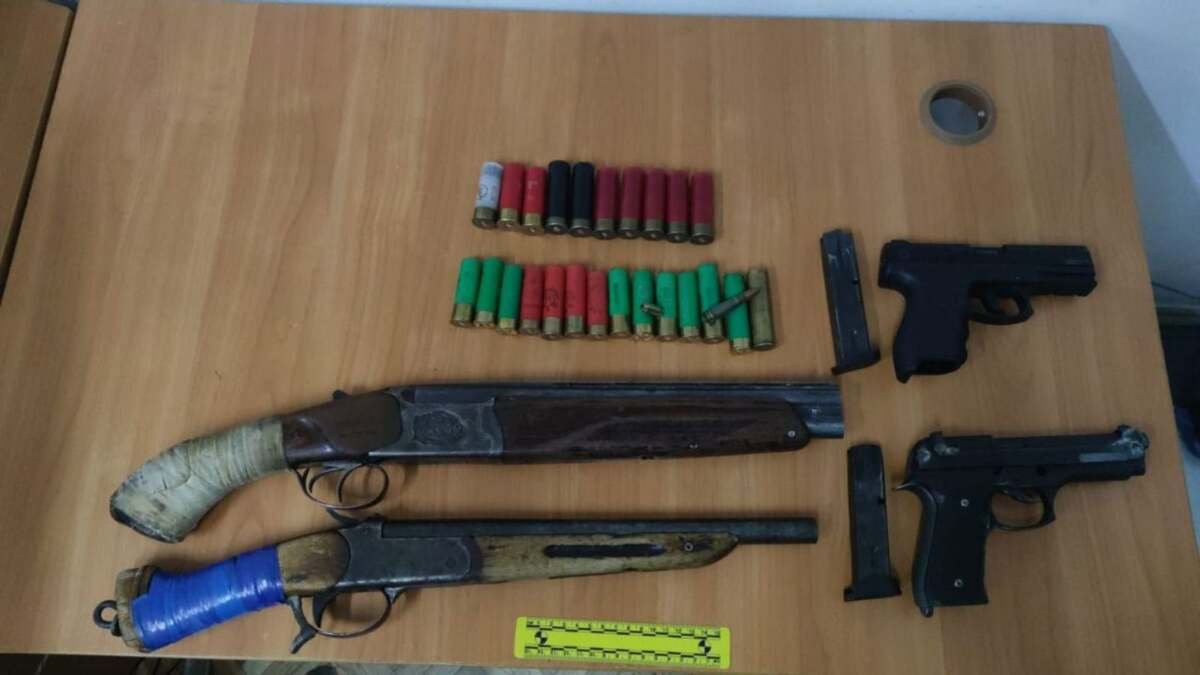Схрон с оружием нашли у жителя села в Актюбинской области