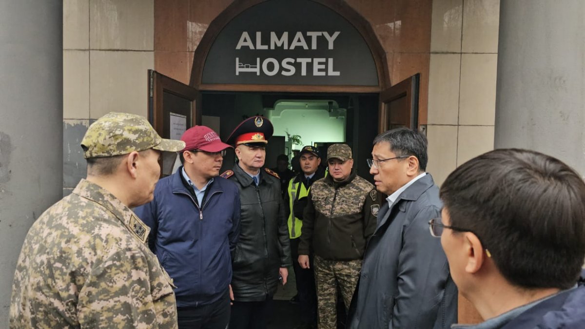 Пожар в хостеле Алматы: 49 человек разместили в трех локациях