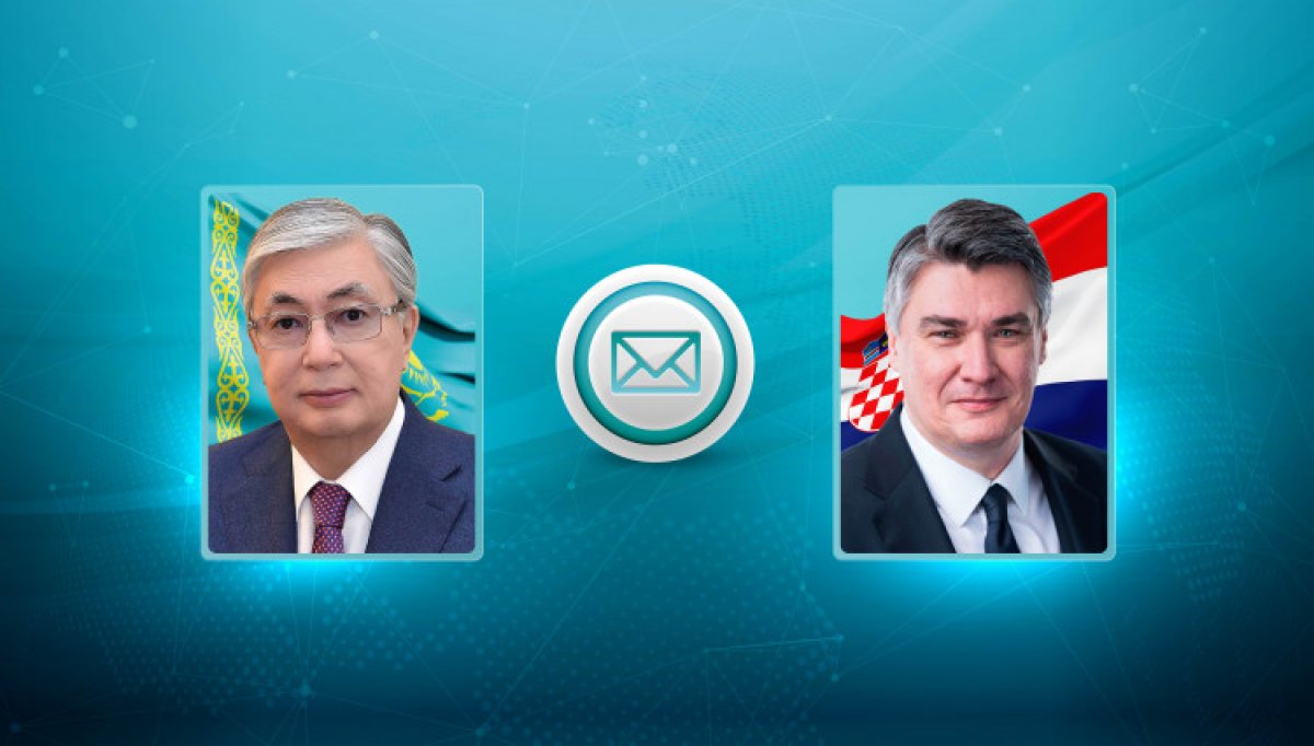 Токаев направил телеграмму президенту Хорватии