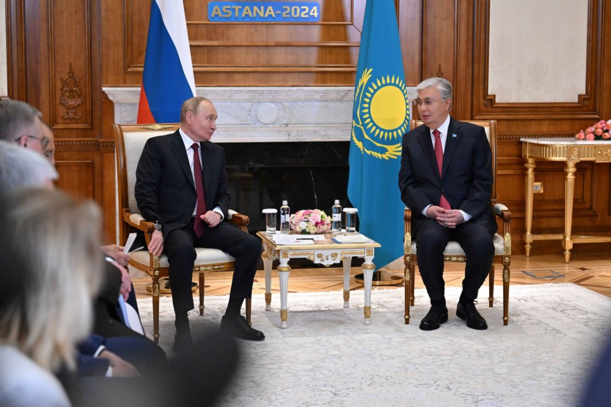 Токаев встретился с Путиным перед саммитом ШОС
