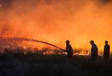 Из-за удара молнии в ЗКО произошел лесной пожар