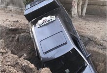 Скрывавшийся от погони таксист провалился в яму в Жезказгане