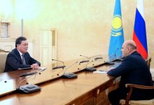 Аскар Мамин провел переговоры с главой правительства России