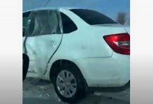 Четыре автомобиля столкнулись на трассе в Карагандинской области