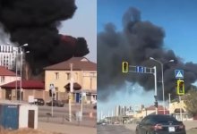 Частный коттедж сгорел в Нур-Султане