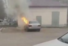 Астанчанин поджег машину своей девушки