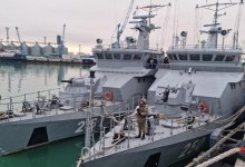 Учения казахстанских военно-морских сил проходят на Каспии