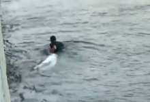 Девушка едва не утонула на Каспии в Актау: появилось видео ее спасения неизвестным