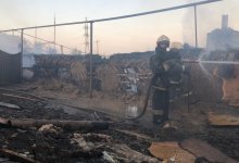 11 жилых домов уничтожил огонь в Костанае