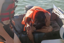 Трое мужчин были спасены на Капшагайском водохранилище
