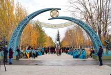 Музыкальную аллею с мемориалом открыли в Астане