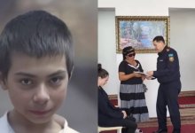 14-летнего мальчика посмертно наградили спасатели в Акмолинской области