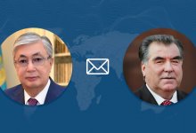 Токаев поздравил народ Таджикистана с Днем независимости