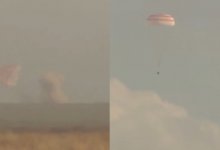 Космонавты Роскосмоса и астронавт NASA приземлились в Жезказгане