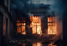 Два частных дома сгорели под Аксу