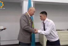 За спасение двух детей наградили пожарных в Акмолинской области