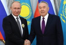 Назарбаев встретился с Путиным в Москве