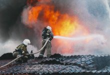 Газовый баллон взорвался во время пожара в Караганде