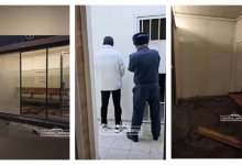 Пьяный мужчина разнес теплую остановку в Астане (ВИДЕО)