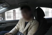 Пьяного водителя поймали в центре Алматы (ВИДЕО)