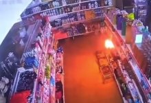 Мужчина устроил пожар в магазине Талдыкоргана (ВИДЕО)