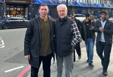 Бергея Рыскалиева и Аслана Мусина сфотографировали в Лондоне