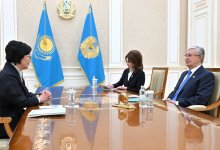 Токаев принял Жанию Аубакирову и Жамилю Серкебаеву
