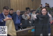 Одежду Салтанат Нукеновой, в которой она была в день гибели, показали в суде