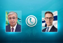 Президент Финляндии позвонил президенту Казахстана