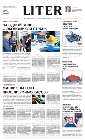 Газета Liter № 13 от 04.02.2025