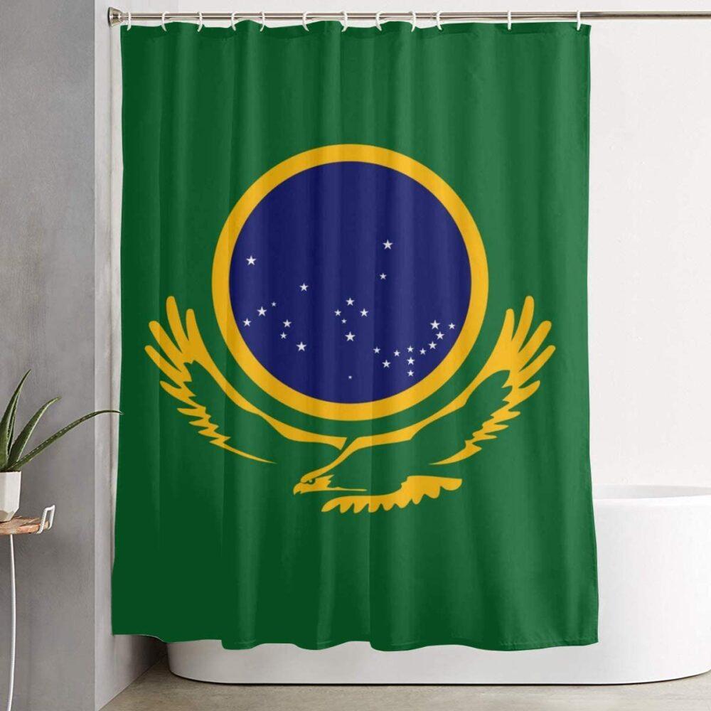Туалетные коврики и шторки для ванн с флагом Казахстана продают на Amazon 5